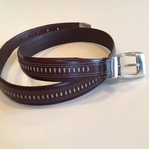 Size 40 ONYX by Brighton brown leather men’s belt